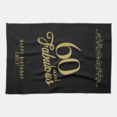 Linge De Cuisine 60 et fabuleux ornement élégant 60e anniversaire (Horizontal)