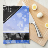 Linge De Cuisine 65e anniversaire de l'élégant Mariage Blue Sapphir (Quart Plié)