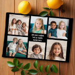 Linge De Cuisine 6 Collage photo minimaliste - avec texte blanc<br><div class="desc">Un collage de 6 photos dans une grille amusante avec différentes tailles. Un design simple avec des instantanés et un bloc de texte. Découpez les photos en carré avant de les télécharger. Pour ajuster les photos ou modifier les couleurs,  cliquez sur la zone personnaliser pour effectuer des modifications.</div>
