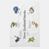 Linge De Cuisine 6 oiseaux néo-zélandais (Vertical)