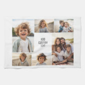 Linge De Cuisine 6 photo collage - arrière - plan blanc - texte noi (Horizontal)