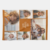 Linge De Cuisine 6 photo collage - couleur arrière - plan - blanc t (Horizontal)