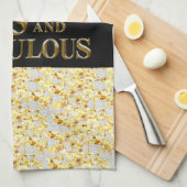 Linge De Cuisine 75e anniversaire  (Quart Plié)