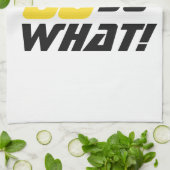 Linge De Cuisine 80e anniversaire Motivational Funny Positif Modern (Plié)