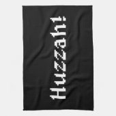 Linge De Cuisine 8 Bits Huzzah ! (Vertical)