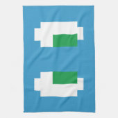 Linge De Cuisine 8 Bits Pixel Manga Yeux verts (Vertical)