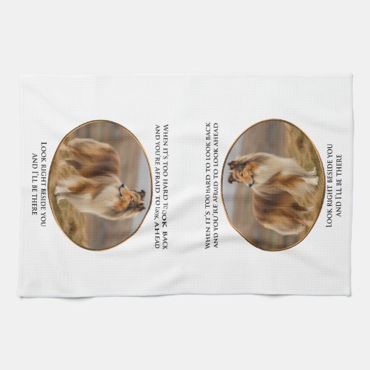 Linge De Cuisine À Côté De Vous Collie (Horizontal)