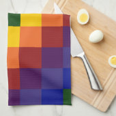 Linge De Cuisine à damiers arc-en-ciel (Quart Plié)