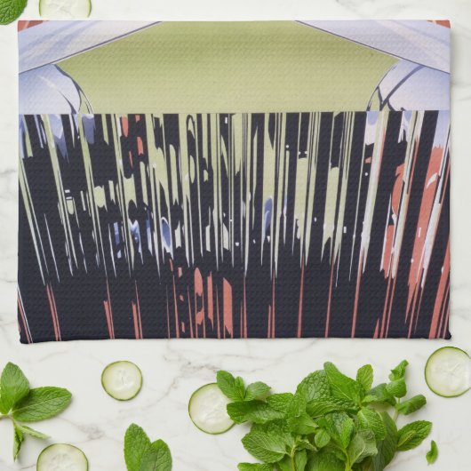 Linge De Cuisine À extrémité élevé (Plié)