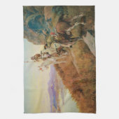 Linge De Cuisine À l'affût des barques de l'homme blanc par OC Selt (Vertical)