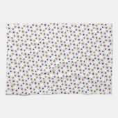 Linge De Cuisine À petits pois (or/vert/violet) (Horizontal)