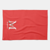 Linge De Cuisine ABC du Dr Seuss : Lettre M - Blanc | Ajouter Votre (Horizontal)