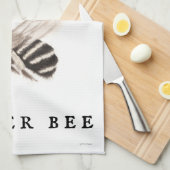 Linge De Cuisine Abeille à Digger "D" (Quart Plié)