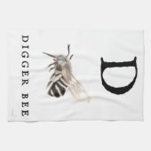 Linge De Cuisine Abeille à Digger "D" (Horizontal)