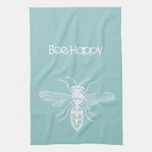 Linge De Cuisine Abeille Bleue Chic Happy