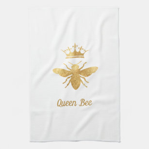 Linge De Cuisine abeille de la reine du faux papier
