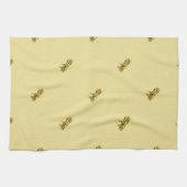 Linge De Cuisine Abeille de miel d'aquarelle (Horizontal)