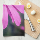 Linge De Cuisine Abeille De Miel Sur Fleur De Cosmos Rose (Quart Plié)