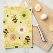 Linge De Cuisine Abeille & Fleurs (Quart Plié)