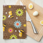 Linge De Cuisine Abeille & Fleurs (Quart Plié)