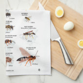 Linge De Cuisine Abeille ou pas (Quart Plié)