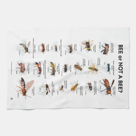 Linge De Cuisine Abeille ou pas (Horizontal)