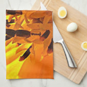 Linge De Cuisine Abeille sur une fleur (Quart Plié)