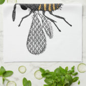 Linge De Cuisine Abeille vintage (Plié)