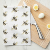 Linge De Cuisine Abeilles (Quart Plié)