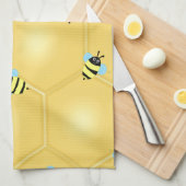 Linge De Cuisine Abeilles bourdonnant (Quart Plié)