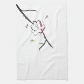 Linge De Cuisine Abeilles de magnolia et de miel (Vertical)