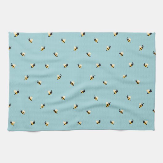 Linge De Cuisine abeilles mignonnes (Horizontal)
