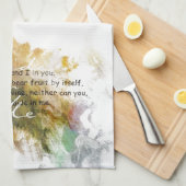 Linge De Cuisine Abide in Me Towel (Quart Plié)