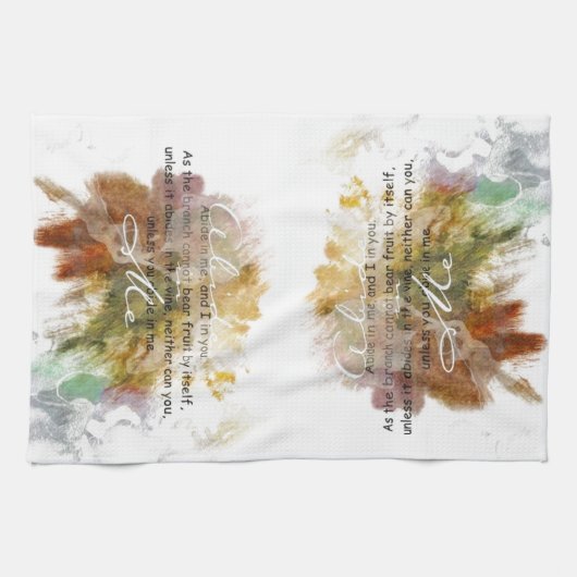 Linge De Cuisine Abide in Me Towel (Horizontal)