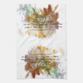 Linge De Cuisine Abide in Me Towel (Vertical)