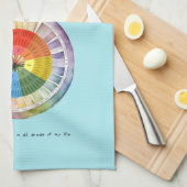 Linge De Cuisine Abondance Affirmation positive (Quart Plié)