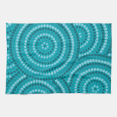 Linge De Cuisine Aboriginal dot painting (Horizontal)