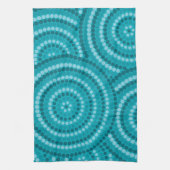 Linge De Cuisine Aboriginal dot painting (Vertical)