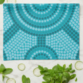 Linge De Cuisine Aboriginal dot painting (Plié)