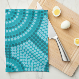 Linge De Cuisine Aboriginal dot painting