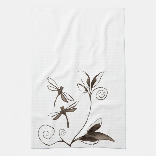 Linge De Cuisine Abrégé sur libellule (Vertical)