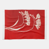 Linge De Cuisine Absence of freesia red (Horizontal)