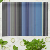 Linge De Cuisine Abstract #1: Blue and grey (Plié)
