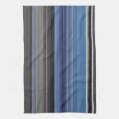 Linge De Cuisine Abstract #1: Blue and grey (Vertical)