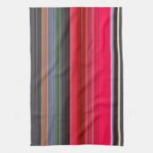 Linge De Cuisine Abstract #1: Red and Grey (Vertical)