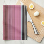 Linge De Cuisine Abstract #1: Rose et grey (Quart Plié)