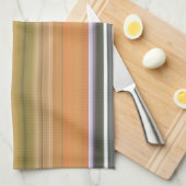 Linge De Cuisine Abstract #1: Yellow and grey (Quart Plié)