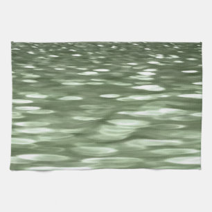 Linge De Cuisine Abstract #3: Olive green blur