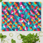 Linge De Cuisine Abstract geometric pattern design 14-Kitchen Towel (Plié)