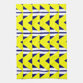 Linge De Cuisine abstraction jaune vif (Vertical)
